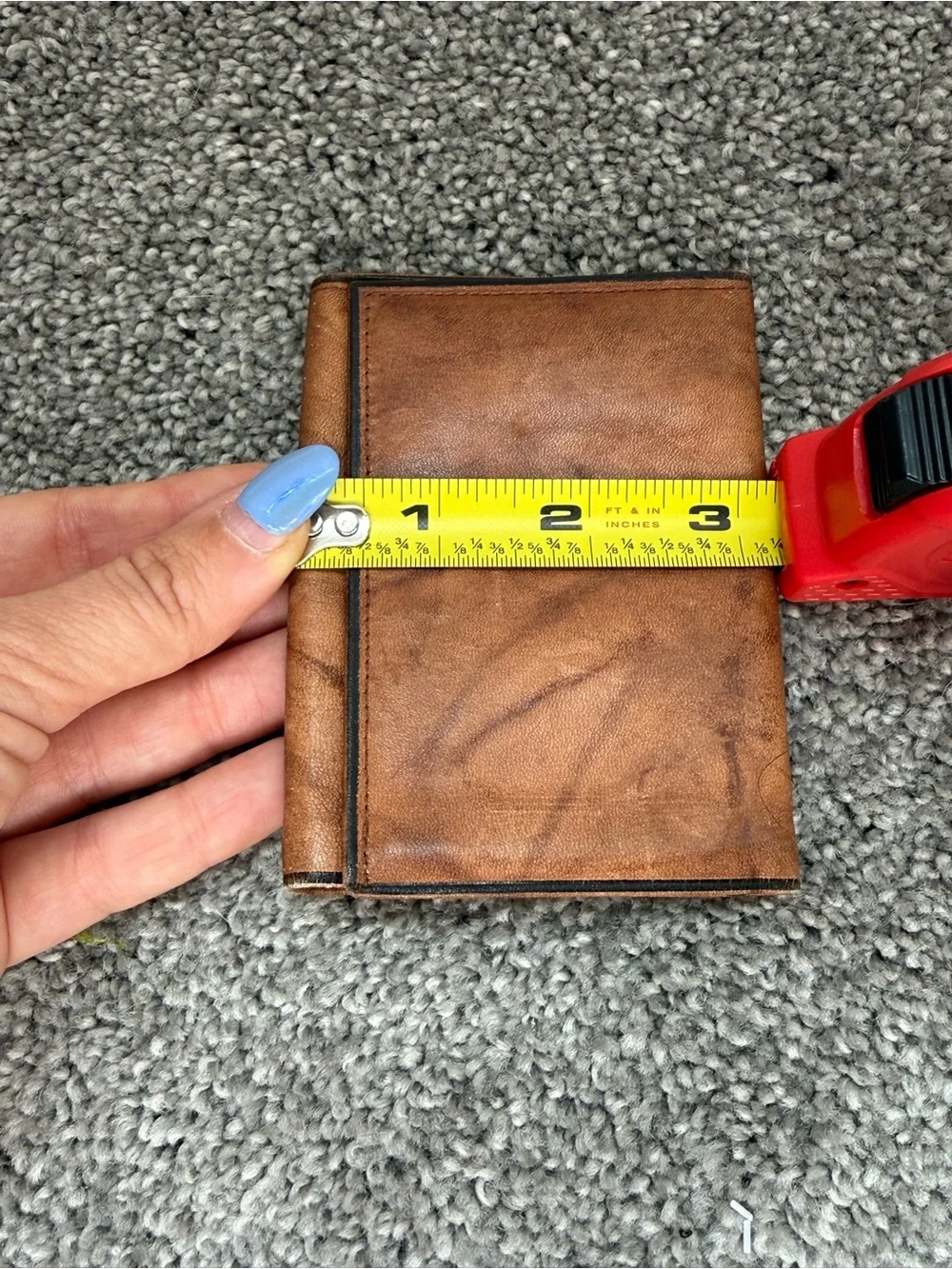 Vintage Rolfs Tri-Fold Leather Wallet